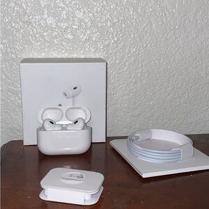 Wireless White Earbuds with Charging Case